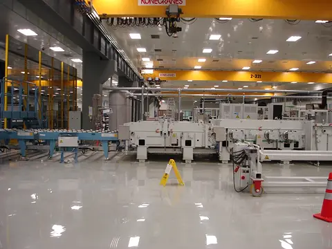 Thin-film solar panel production lines, photo 11