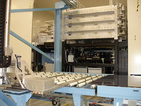 Thin-film solar panel production lines, photo 13