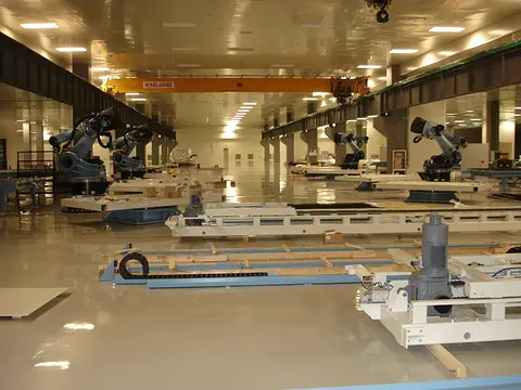 Thin-film solar panel production lines, photo 6