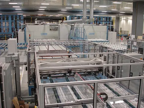 Thin-film solar panel production lines, photo 9